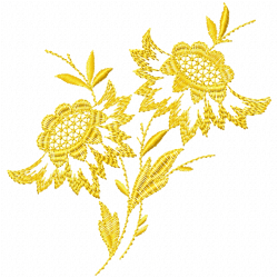 Flowers And Tree Embroidery Design 12 Flowers And Tree Embroidery Design 12